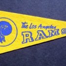 Vintage 1970's NFL Los Angeles Rams 12" Mini Pennant