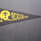 Vintage 1970's NFL New Orleans Saints 12" Mini Pennant