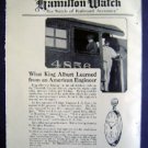 Jan 1921 Hamilton Watch Harpers Advertisment