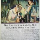 OLDSMOBILE SIX VIKING EIGHT SCIENCE CARS 1930S AD
