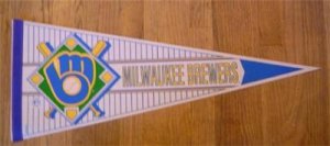 Milwaukee Brewers New Baseball Pennant 1990's Wincraft