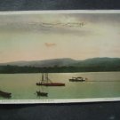 Evening Lake Pontoosuc Pittsfield  Mass Post Card
