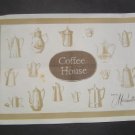 1940s Coffee House Hotel Manhattan Restaurant Placemat