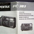 PENTAX PC-303 CAMERA OPERATING MANUAL 1988