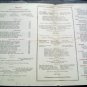 1950s TOWN HOUSE Restaurant Menu Macris Boston Mass Ex