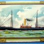 1906 SCOTLAND & CONTINENT VIA LEITH STEAMER SCHEDULE NM
