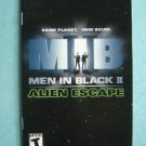 Video Booklet Manual ONLY Playstation 2 Men In Black 2