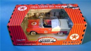 TEXACO PEDAL CAR 1955 CHEVY BEL AIR #12 RED & WHITE MIB