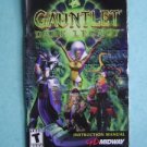 Video Booklet Manual ONLY for Playstation Gauntlet Dark