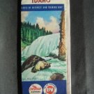 1956 CHEVRON Gasoline Road Touring Map Idaho