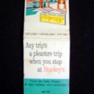 Stuckey's Pecan Shoppe Snackbar Eastman Ga Matchbook