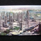 Antique Postcard Oil Wells Southern California