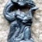 Dungeons & Dragons Serpent / Dragon Metal 1 3/4" Figure