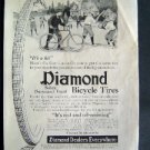 1916 Diamond Bicycle Tires St Nicholas Advertisement