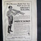 1914 Meccano Model Aircraft St Nicholas Advertisement