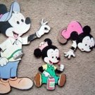Mickey Mouse Disney Cardboard Wall Hangings Group of 3