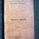 March 16 1926 N Y Central Railroad Co ~ SAFETY RULES