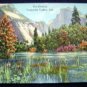 Antique Postcard The Domes Yosemite Valley California
