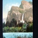 Antique Postcard Bridal Veil Fall Merced River Yosemite