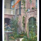 New Orleans Louisiana Little Theater Courtyard Postcard