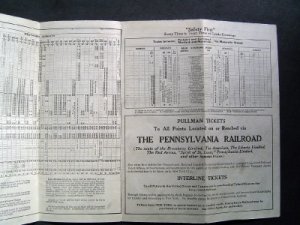 1930 Long Island Railroad Time Table Montauk Division