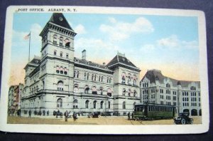 Post Office Albany New York Postcard
