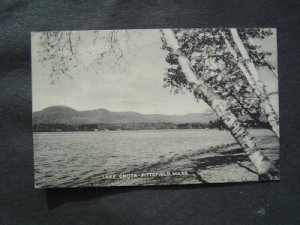 Lake Onata  Pittsfield  Mass Postcard