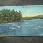 Bathing Beach Onata Lake Pittsfield~Mass Postcard