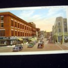 Early 1951 East Main Street Waterbury, Conn. Postcard