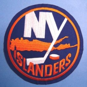 NY Islanders Hockey Cloth Jacket Jersey 7" Patch