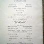 Cunard Lines Britannic Ship Luncheon Menu 1958