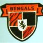Cincinnati Bengals NFL Football 3" Cloth Crest Shield Patch