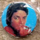 Michael Jackson Close Up Pin Button 2 1/4" Diameter