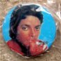 Michael Jackson Close Up Pin Button 2 1/4" Diameter