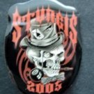 Sturgis South Dakota 2005 Motorcycle PIN Skull in Hat Ace of Spades 8 Ball