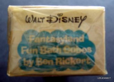 Walt Disney Fantasyland Fun Bath Cubes by Ben Rickert Sealed Goofy +