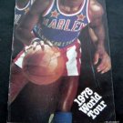 Harlem Globetrotters Basketball Program 1978 World Tour