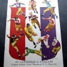 Vintage NCAA College Football Program Colgate Univ vs St Lawrence 1941