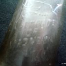 Vintage Medicine Glass Bottle Embossed Citrate of Magnesia