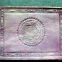 Vintage Massachusettensis Sigillum Republic 1910s Leather Mass Seal Patch
