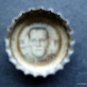 1960's Coke Bottle Cap Football NFL New England Patriots Ellis Johnson