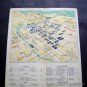1920s ~ BISMARCK HOTEL RESTAURANT Chicago Illinois Advertising Brochure w/map