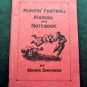 1929 Players Football Manual and Notebook by Homer Smothers