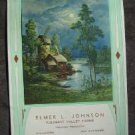 1945 Complete Calender Elmer L Johnson Pleasant Valley Farms N H ~  CRANE PRINT