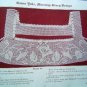 Circa 1910s RARE J & P COATS CROCHET BOOK #1 GOWN YOKES & BOUDOIR CAPS ANNE ORR