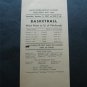 Vintage West Point Basketball Wrestling and Boxing Program Card Jan 1947