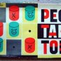 Vintage Peg Tak Toe Game by Pressman Wood Pegs