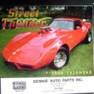Vintage 1998 Street Thunder Car Calendar ~ Dennis Auto Parts Milford, Ct