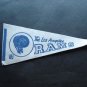 Vintage 1970's Los Angeles Rams 9" Football Mini Pennant