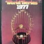 1977 World Series Baseball Program NY Yankees vs Los Angeles Dodgers